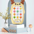Baby toys 0-3 years old: chewable teether, realistic musical phone toy, early education & developmental enlightenment story machine