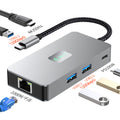 high-definition 4k60h hub 9-in-1 usb expander multi-interface notebook type-c docking station