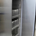 Bangxiang ml-3/2/1 commercial high-temperature hot air circulation disinfection cabinet for cafeteria dishes and bowls - stainless steel disinfection cabinet