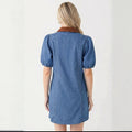 cross-border  fashion: european and american summer new arrivals - trendy, loose-fit, casual, and unique denim dresses