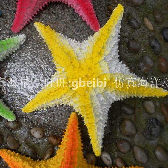 Simulation resin starfish pentagram shell simulation marine life home improvement creative starfish tropical fish starfish