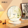 For homesolid wood cosmetic mirror women's bedroom dressing table mirror retro portable foldable large desktop desktop dressing mirror