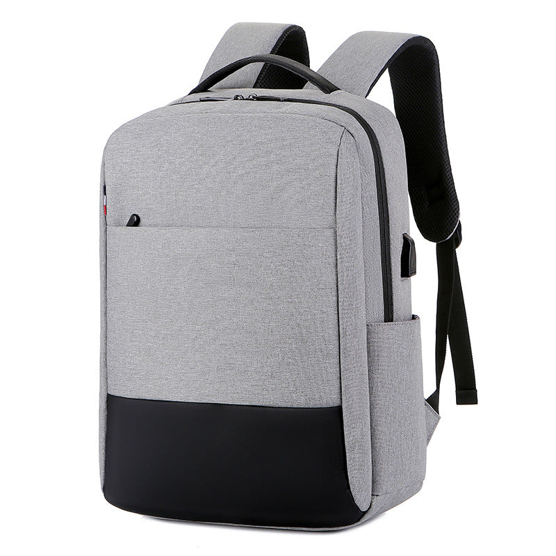 Backpack waterproof and wear-resistant 15.6 inch business leisure computer backpack student backpack schoolbag can be printed with logo.