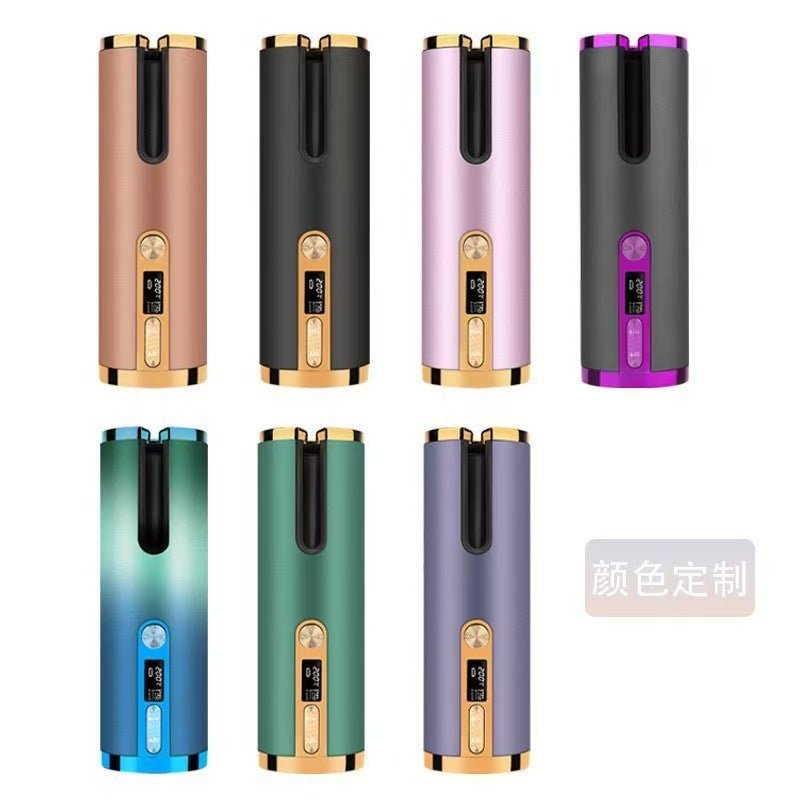 new usb lazy hair curling wireless charging portable curling iron fully automatic foreign trade hair curler manufacturer