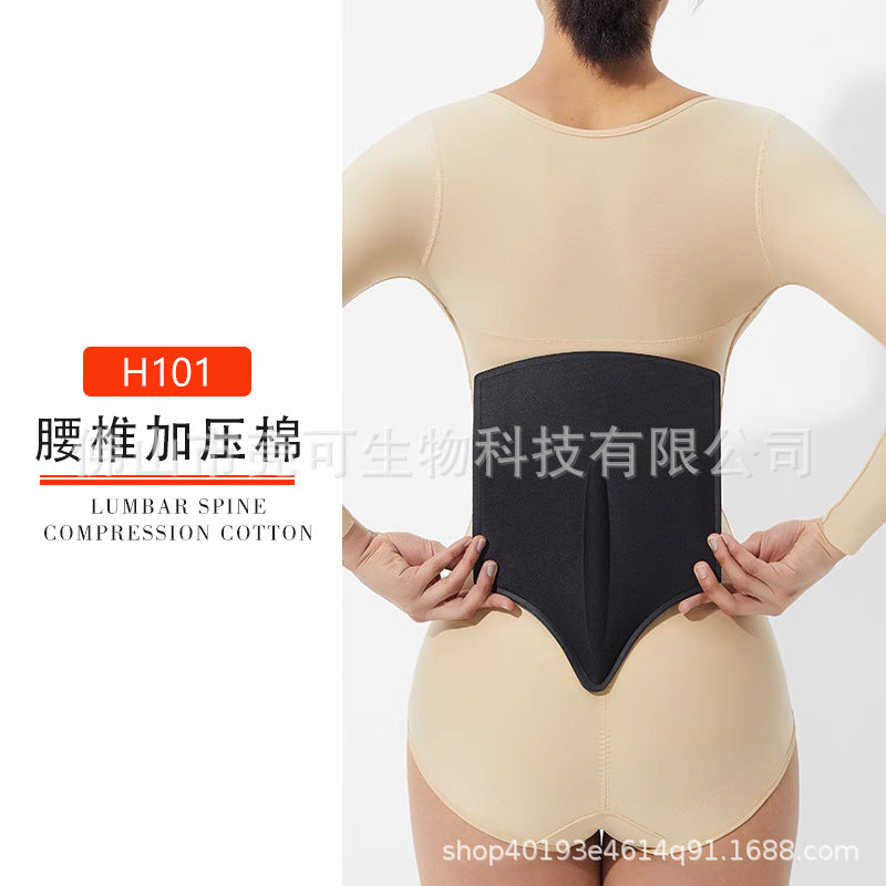 Post-abdominoplasty compression garment abdominal support pad postpartum recovery body shaping compression pad