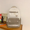 Backpack maillard color classy school bag junior high school student school bag casual travel couple student school bag