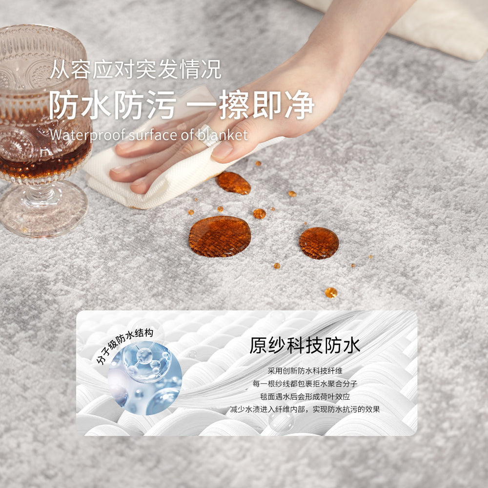 Italian minimalist carpet living room new arrival modern casualaccessible luxuryclassy waterproof and anti-fouling for home bedroom bedside blanket