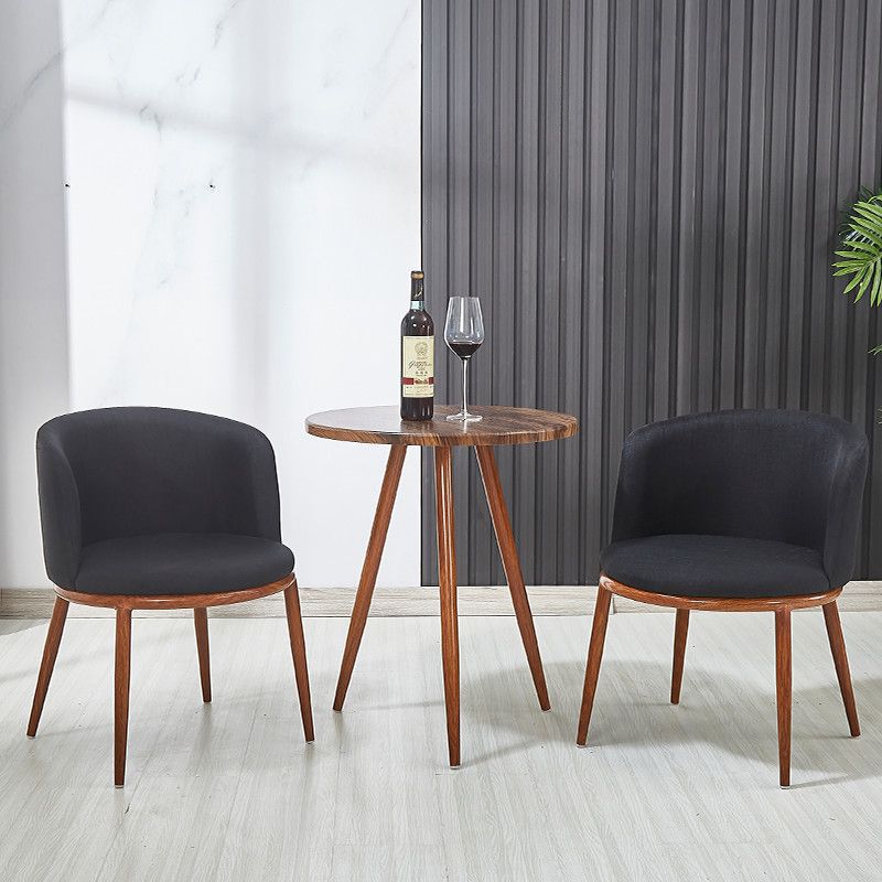 Nordic faux solid wood meeting table and chair set - modern minimalist chairs, creative casual round table, perfect for bubble tea and coffee shops