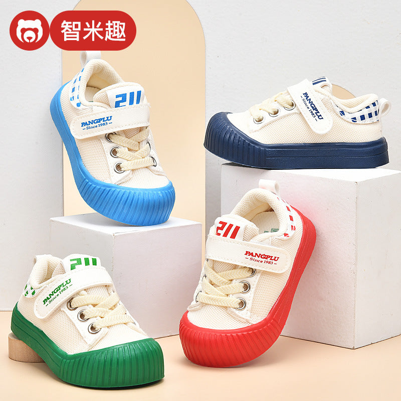Toddler shoes for boys, spring and autumn, 0-1-2 years old, soft sole breathable infant and toddler shoes for girls
