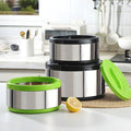 Portable insulated food carrier - keeps hot & cold - student & office worker soup bucket - large capacity insulated lunch box - 3-piece gift set - customizable