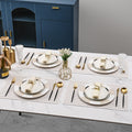 Nordic light luxury western dinnerware set - model room display, modern home dinner plates, minimalist western dinner plates, high-end plating