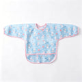 Kidslong sleeveswaterproof smock eating bib infant anti-dirty clothing food supplement apron children's painting waterproof rice pocket