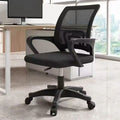 Office chair computer chair ergonomic swivel chair comfortable long-seat adjustable height chair study breathable backrest chair mesh carbon steel