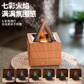 For homecreative mini small humidifier cross-border new colorful remote control artificial large fog campfire aromatherapy machine