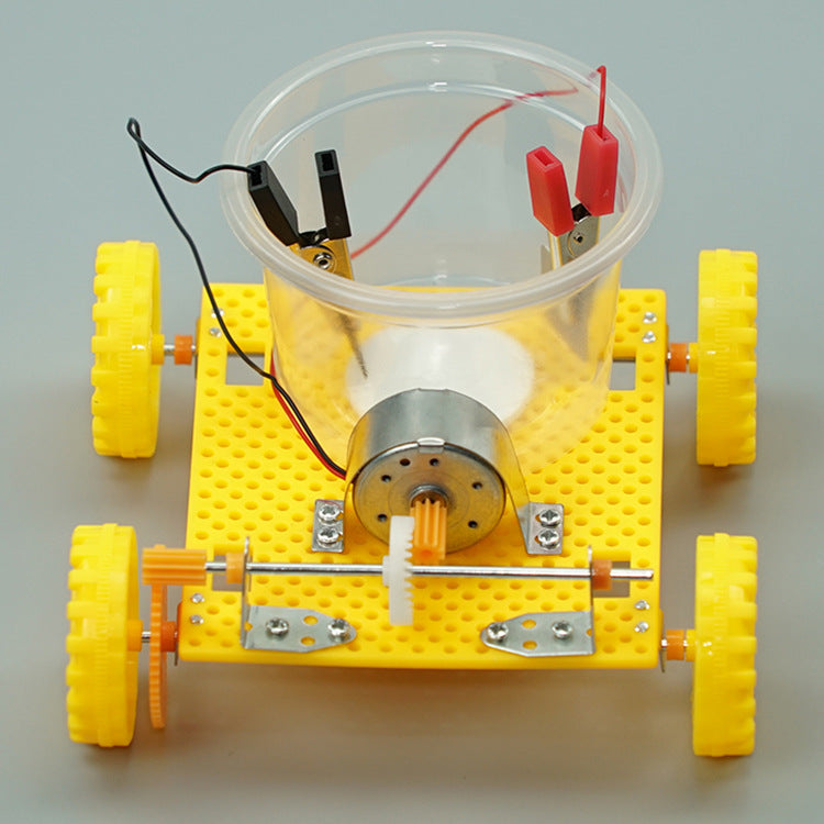 Salt water power generation kinetic energy vehicle physical experiment DIY material package creative handmade gizmo scientific experiment