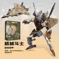 domestic sales alloy deformation mecha can be combined into five-in-one robot toys for boys to assemble and exercise