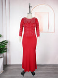 african plus size women's clothing fashionfashionexportnew arrival hot diamond dress  pure colordress