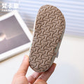 Autumn winternew arrivalkids shoes fleece-linedthickened cotton shoes fashion baby soft bottom birkenstock shoes k-stylekids toddler shoes