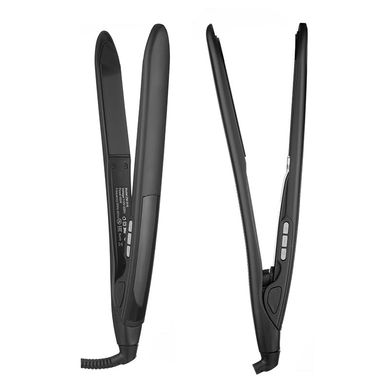 high skull handy gadget wet and dry straight curling dual-purpose hair straightener lcd display splint electric splint does not damage hair