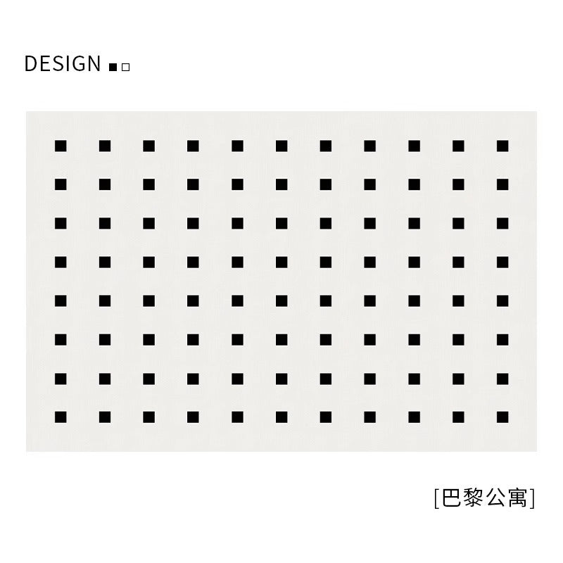 Distributed carpet living room  new french floor mat retro light luxury high-end cream style bedroom no-wash and wipeable