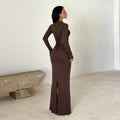 Aliexpress fashion autumnew arrivalsexyelegantturtlenecklong sleevescross-borderdresssuit for women