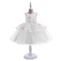 kids dress star sequin princess dress baby girl mesh piano catwalk dress baby dress