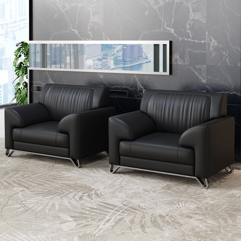 Furniture office sofa coffee table combination reception room business leather office sofa casual