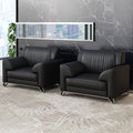 Furniture office sofa coffee table combination reception room business leather office sofa casual