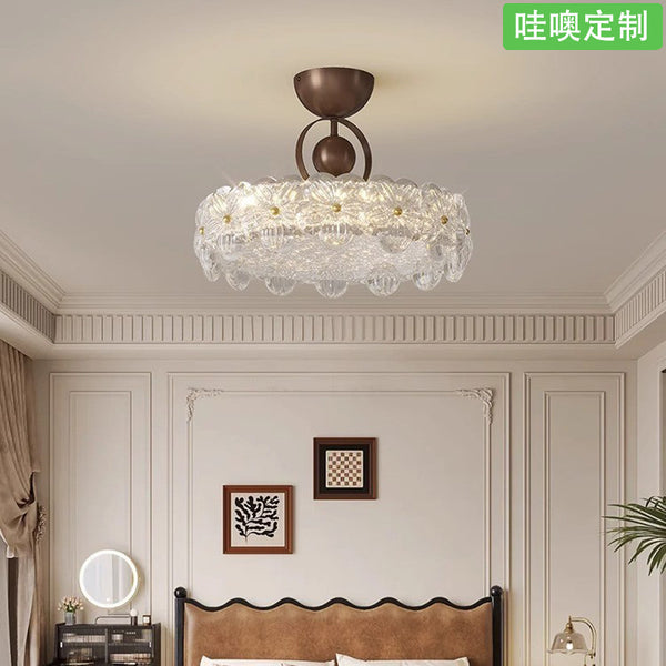 [Wow] French medieval ceiling eye protection light luxury art creative minimalist Bauhinia 2025 new lamps