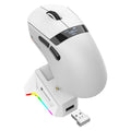 Xuan yin hu h9pro tri-mode wireless bluetooth gaming mouse - rechargeable, lightweight, with dock charging and usb connectivity