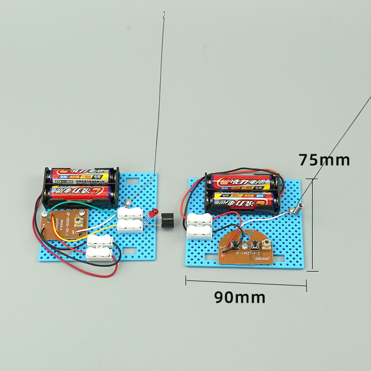 Science and technology small production DIY telegraph primary and secondary school small invention maker scientific experimental equipment stem education model