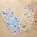 Baby products 0-3 years old crystal velvet u-shaped waterproof snap button saliva towel baby eating bib bib toddler rice bag