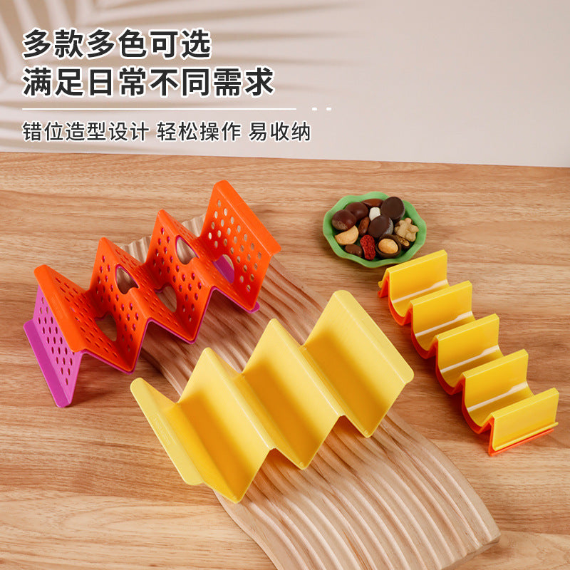 mexican food pancake rack, tortilla taco rack, taco holder, tortilla tray, display rack
