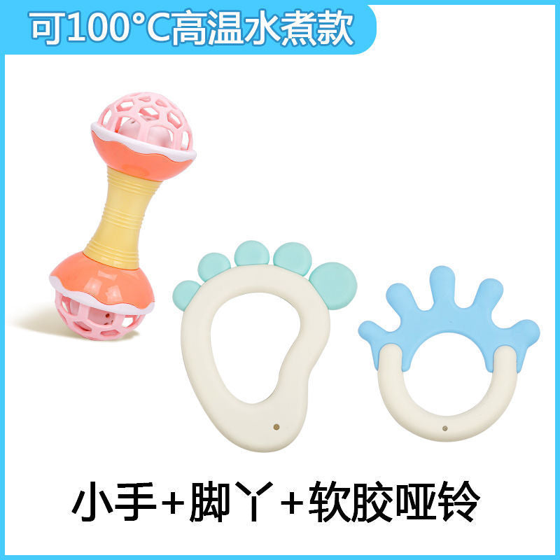 Cross-border export newborn baby toys baby hand rattle boys and girls early education puzzle bell toothpaste bed bell accessories