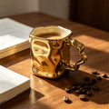 ceramic mug, high-end twist mug, home niche design, couple coffee cup, girl's drinking cup