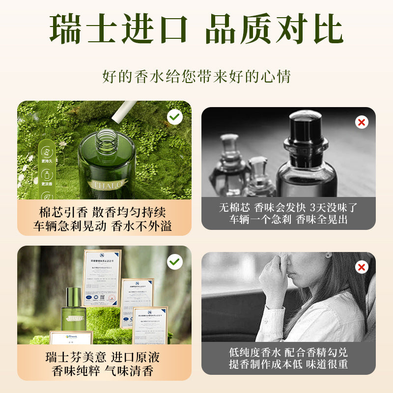 Car aromatherapy: premium car perfume, interior ornament, automotive accessories, men's high-end fragrance, long-lasting light scent