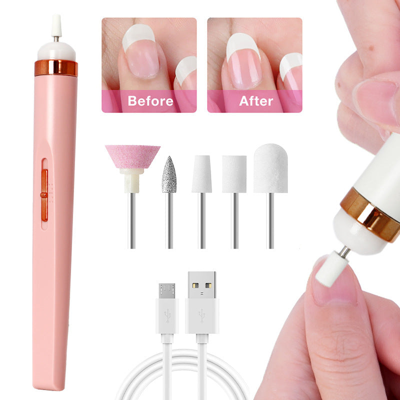 Mini electric nail drill polisher - small tool, nail polish remover, manicure machine, portable electric nail clipper, nail grinder