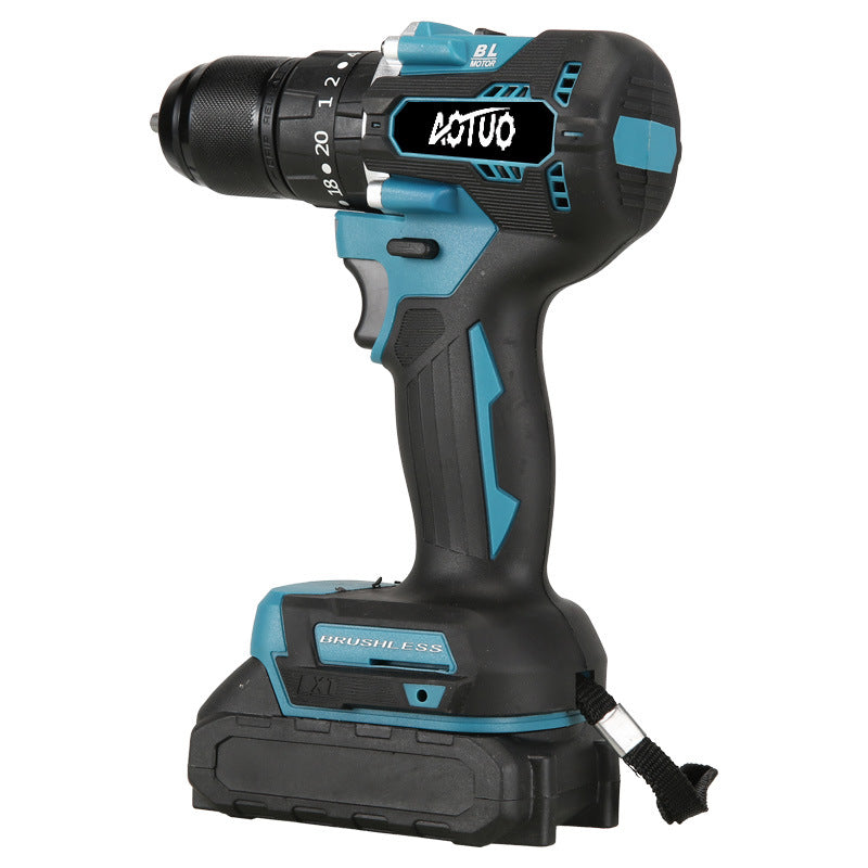 Brushless large torque hand drill high power woodworking installation electric screwdriver handheld high speed cordless impact drill