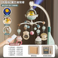 Newborn baby musical mobile, baby soothing hanging toys, rotating crib rattle, stroller mobile, 0-1 year, 3-6 months