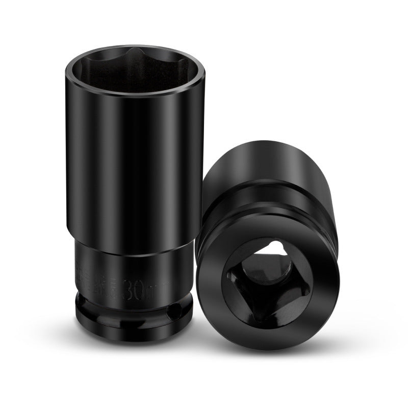 Electric wrench socket head large flying inner hexagonal air cannon electric hexagonal screw long sleeve suit 8 combination 32mm