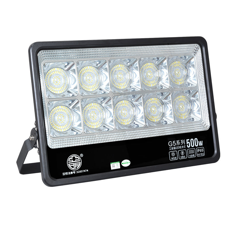 Yaming led floodlight isolation wide voltage industrial factory workshop outdoor high pole light anti-surge lighting spotlight