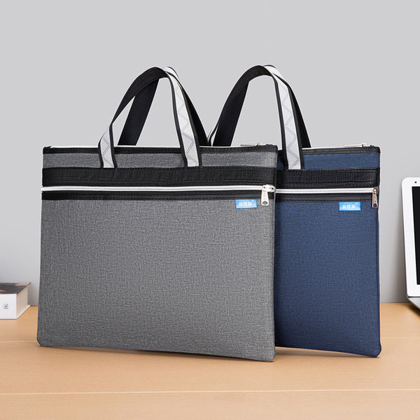 Yiyunchen briefcase custom logo tote bag file bag zipper Oxford cloth men's business briefcase