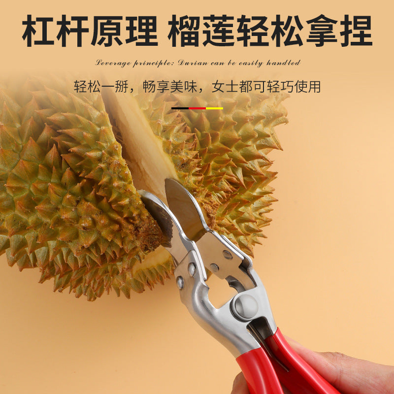 New arrival open durian clip open watermelon durian pliers fruit opener peel durian special knife open durian tool