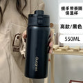 316 food grade girls casual portable water cup muji flat replacement handle thermos cup good-looking cup with tea separator