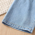 hot-selling girls' workwear denim washed pants exclusively for cross-border supply
