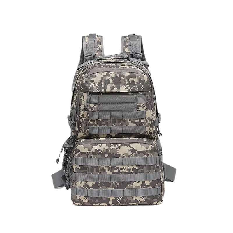 Outdoor sports camouflage backpack, military fan mountaineering hiking bag, tactical backpack,  backpack source manufacturer