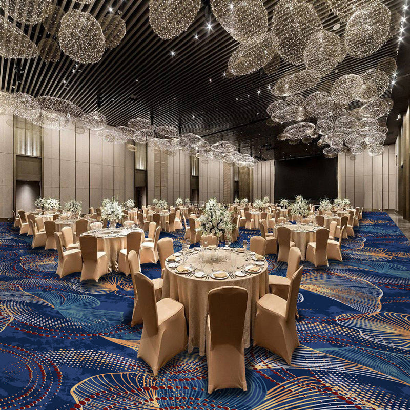 Acmest carpet: custom-made, full-coverage, wool and nylon, flame-retardant, and stain-resistant carpets for star-rated hotel guest rooms and banquet halls