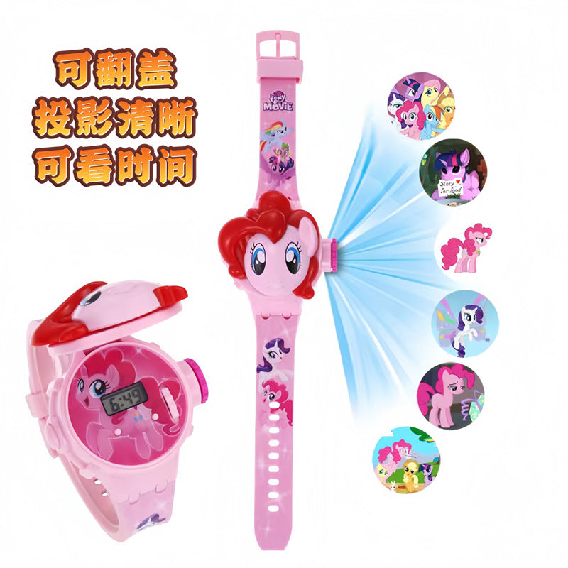 Ultraman kids' toys cartoon hero light-up projector zero tiga geed electronic watch student gift