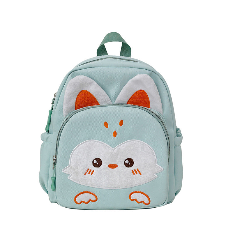 New cute cartoon kindergarten schoolbag cute baby small backpack contrasting colors children's travel research casual backpack