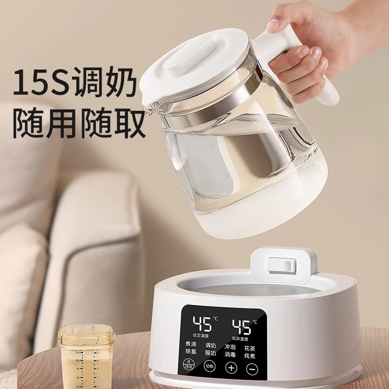 Small strong bear pot, baby automatic milk flushing, all-glass boiling water kettle, milk conditioner, milk foaming machine, special temperature control for mother and baby